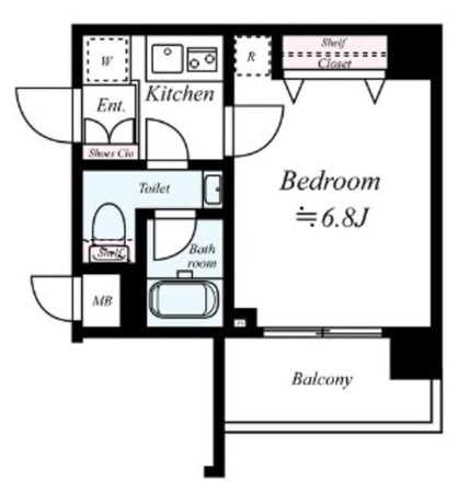 リクレイシア西横浜の物件間取画像